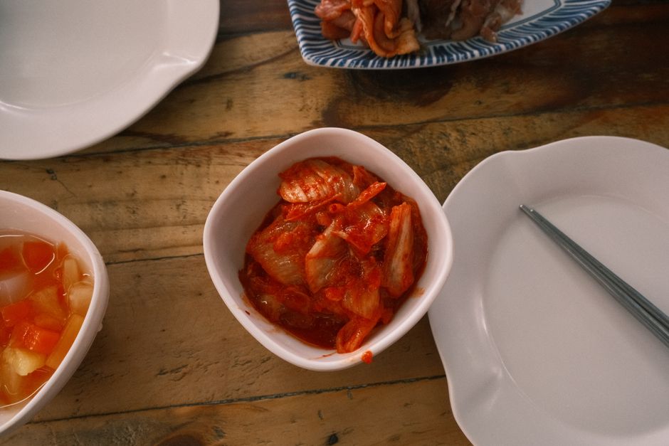 김치냉장고 온도 설정 기준을 보여주는 다양한 보관 모드 조작부 화면